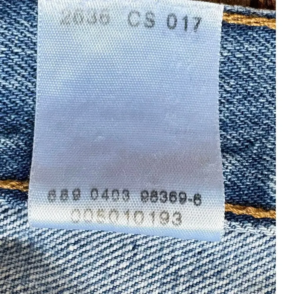 Levi’s 501 Vintage 90s Jeans Men’s W34 L32 (34x30.5) Med Wash grunge western